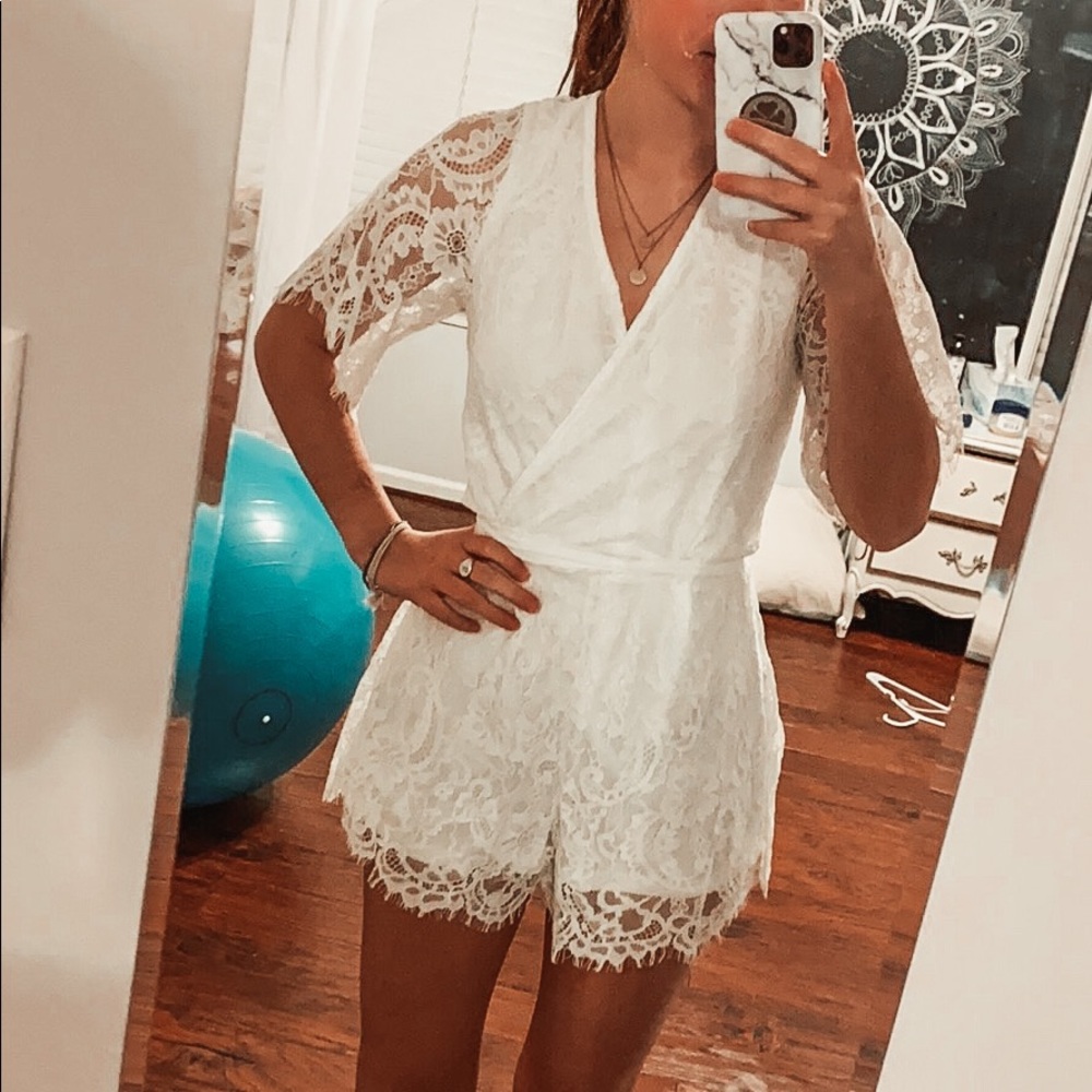 White romper
